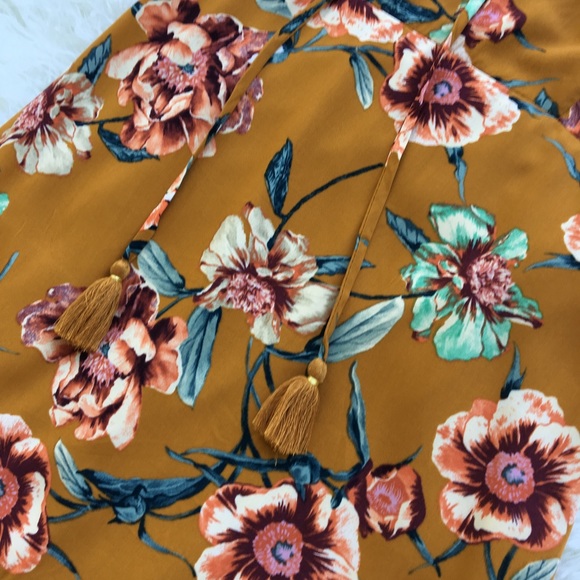 Slit Front Maxi Dress with Pretty Ruffle Detail - Picture 8 of 8